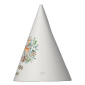 Cute Woodland Forest Animals 1st Birthday Feesthoedjes (Rechts)