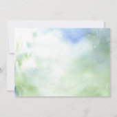 Cute Woodland Forest Animals Baby shower Foto Bedankkaart (Achterkant)