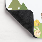 Cute Woodland Forest Animals en Creaters Muismat (Hoek)