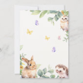 Cute Woodland Forest Animals Kaart (Achterkant)