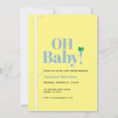 Cute Woodland Forest Gender Neutral Baby shower Kaart (Achterkant)