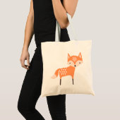 Cute Woodland Fox Canvas tas (Voorkant (product))