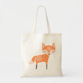 Cute Woodland Fox Canvas tas (Voorkant)