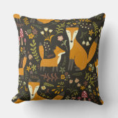 Cute Woodland Fox Pattern Bedroom of Nursery Kussen (Voorkant)