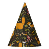 Cute Woodland Fox Pattern Feesthoedjes (Links)