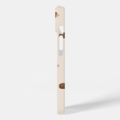 Cute Woodland Hedégel & Mushroom Pattern Case-Mate iPhone Case (Achterkant / Links)