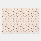 Cute Woodland Hedégel & Mushroom Pattern Inpakpapier Vel (Voorkant 2)