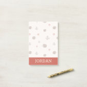 Cute Woodland Hedégel & Mushroom Pattern Post-it® Notes (Op bureau)