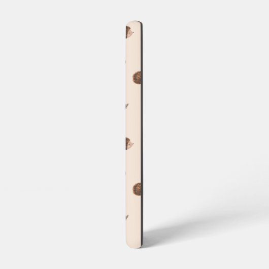 Cute Woodland Hedégel & Mushroom Pattern Samsung Galaxy Hoesje (Linkerkant)