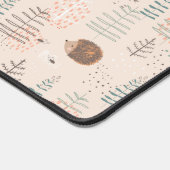Cute Woodland Hedegel Pattern Bureaumat (Hoek)