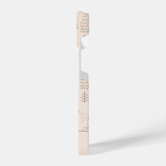 Cute Woodland Hedegel Pattern iPhone Hoesje (Linkerkant)