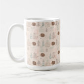 Cute Woodland Hedegel Pattern Koffiemok (Links)