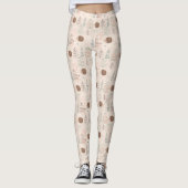 Cute Woodland Hedegel Pattern Leggings (Voorkant)