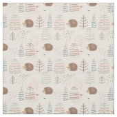 Cute Woodland Hedegel Pattern Stof (Swatch)
