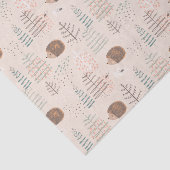 Cute Woodland Hedegel Pattern Tissuepapier (Detail)