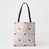 Cute Woodland Hedegel Pattern Tote Bag (Voorkant)