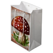 Cute Woodland Mushroom Tissue Paper Medium Cadeauzakje (Voorkant Gekanteld)