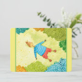 Cute Woodland Pony Baby shower Kaart (Staand voorkant)