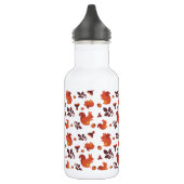 Cute Woodland Squirrel Autumn Pattern Waterfles (Links)