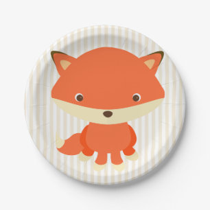 Cute Woodlands Creature Fox Party Cake Bord