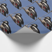 Cute woodpecker cadeaupapier (Hoek)
