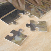 Cute Woodpecker in Birdfeeder Legpuzzel (Zijkant)