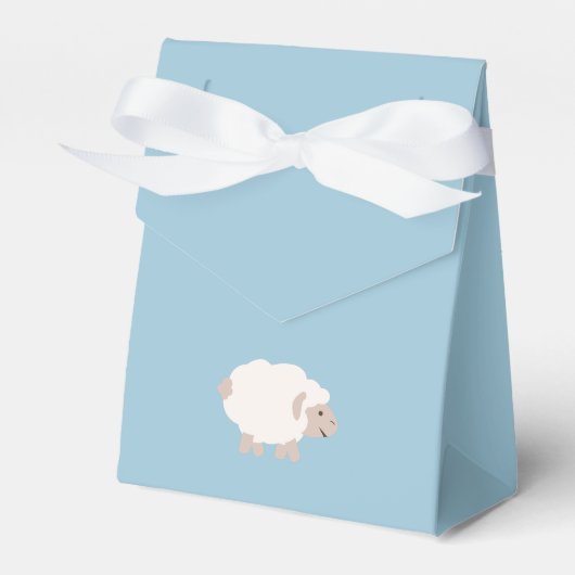 Cute Wooly lamb Bedankdoosjes (Voorkant Zijde)