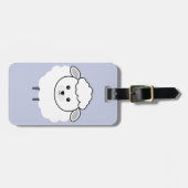 Cute Wooly Lamb Face Bagagelabel (Voorkant horizontaal)
