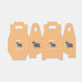 Cute wooly mammoth cartoon-illustratie bedankdoosjes (Uitgevouwen)