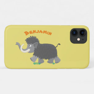 Cute wooly mammoth cartoon-illustratie Case-Mate iPhone case