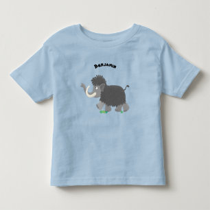 Cute wooly mammoth cartoon-illustratie kinder shirts