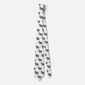 Cute wooly mammoth cartoon-illustratie stropdas (Voorkant)