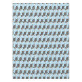 Cute wooly mammoth cartoon-illustratie tafelkleed (Voorkant)