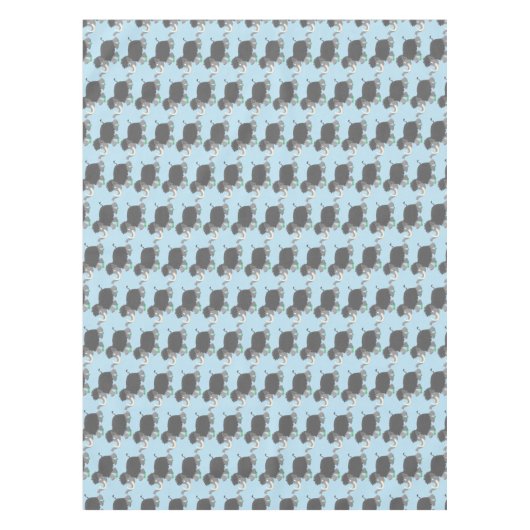 Cute wooly mammoth cartoon-illustratie tafelkleed (Voorkant)