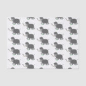 Cute wooly mammoth cartoon-illustratie tissuepapier (Voorkant)