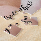 Cute word jij mijn godvaders script foto legpuzzel (Zijkant)