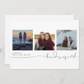 Cute word m'n Bridesmaid drie foto's. (Voorkant / Achterkant)