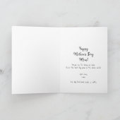 Cute World's Best Dog Mam Photo Moederdag Kaart (Binnen)