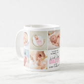 Cute 'Worlds Best Papa' 1st Vaderdag Roze Koffiemok (Voorkant links)