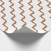 Cute Worm Cadeaupapier (Hoek)