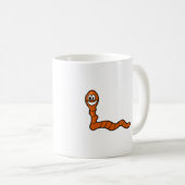 Cute Worm Koffiemok (Voorkant rechts)