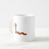 Cute Worm Koffiemok (Voorkant links)
