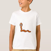 Cute Worm T-shirt (Voorkant)