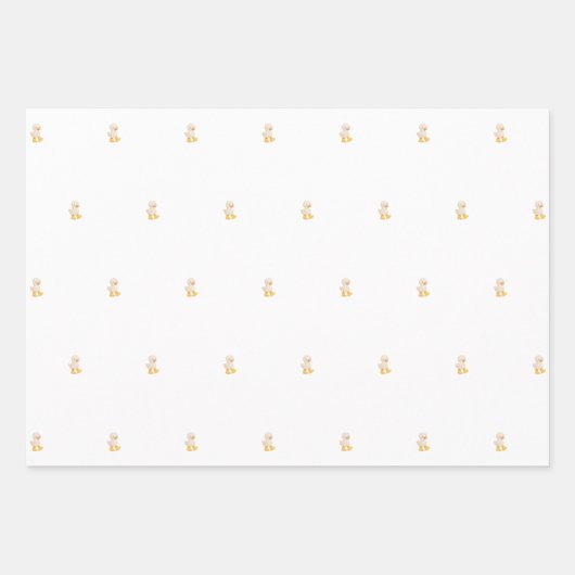 Cute wrapping Paper Sheets For Children & Babies. (Voorkant)