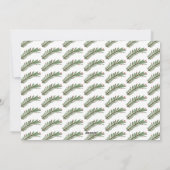 Cute Wreath Merriest kerst Holly Card Feestdagenkaart (Achterkant)