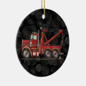 Cute Wrecker Truck Keramisch Ornament (Rechts)