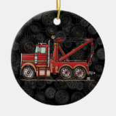 Cute Wrecker Truck Keramisch Ornament (Voorkant)