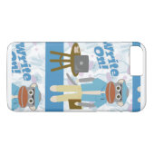 Cute Writer Sock Monkey Case-Mate iPhone Case (Achterkant (Horizontaal))