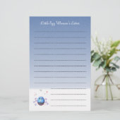 Cute Writing Paper for Children Briefpapier (Staand voorkant)