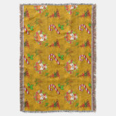 Cute Xmas Fox Kerstmis Deken (Voorkant Verticaal)